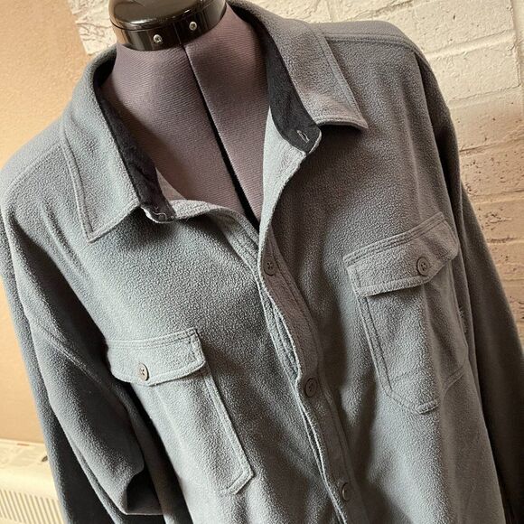 Columbia Other - Columbia Gray Fleece Long SLeeve Shirt XXL